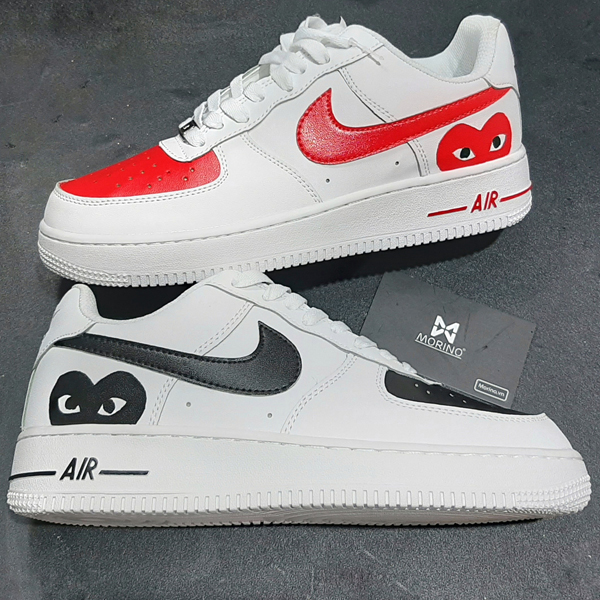 Nike AF1 CDG Heart Customs