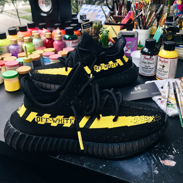Yezzy Boost x Off White Customs