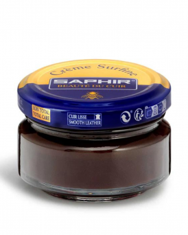 Xi kem Saphir Crème Surfine 50ml màu nâu đậm dark brown