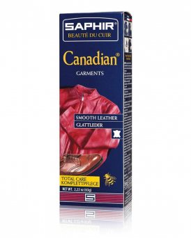 Kem phục hồi màu dành cho áo da, túi xách Saphir Canadian 75ml màu đen